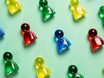 Figurines representing people